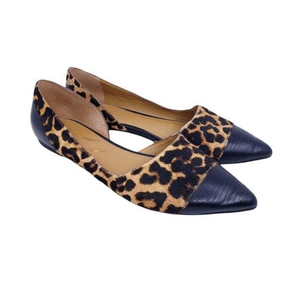 Franco Sarto Shoes - Franco Sarto Aubin 2 Leopard Print D'Orsay Flats 8